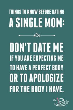 brutally honest rules for dating a single mom